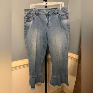 INC International Concepts Denim‎ Flare Jeans bell bottom 14